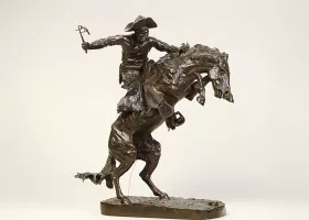 Bronco Buster sculpture