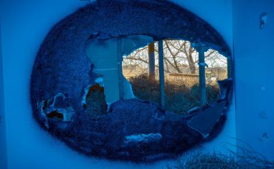 Blue hole in an apocalypses