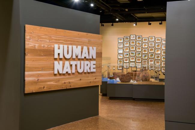 Entry way to human nature gallery