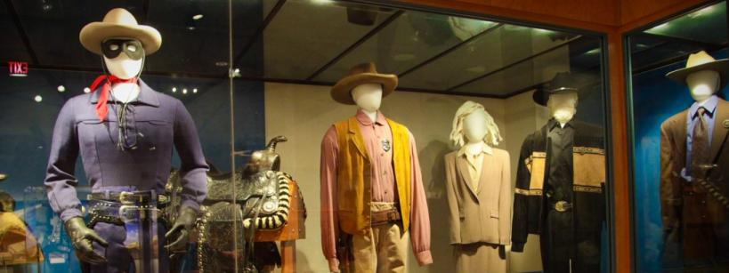 mannequins dressed as old west figures