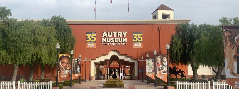 front entrance to the Autry Museum