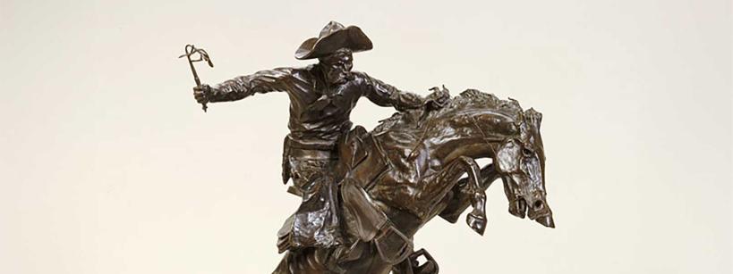 Bronco Buster sculpture