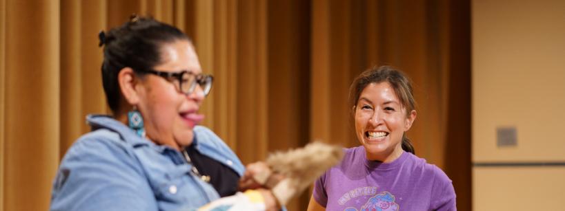 Young Native Playwrights rehearsal
