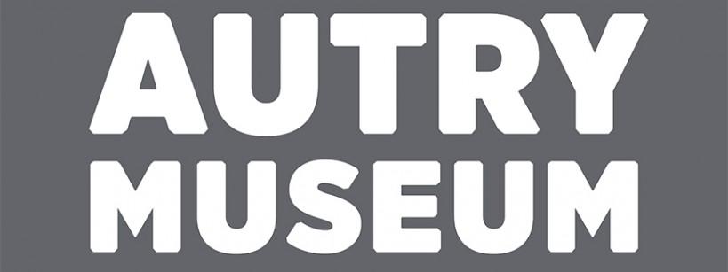 white text saying "Autry Museum" against grey background